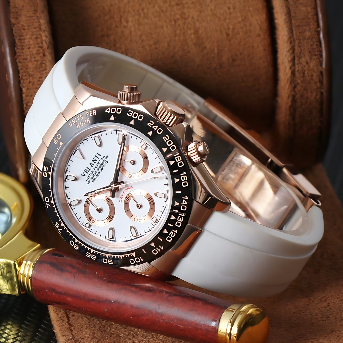 Veltona | Rose Gold White