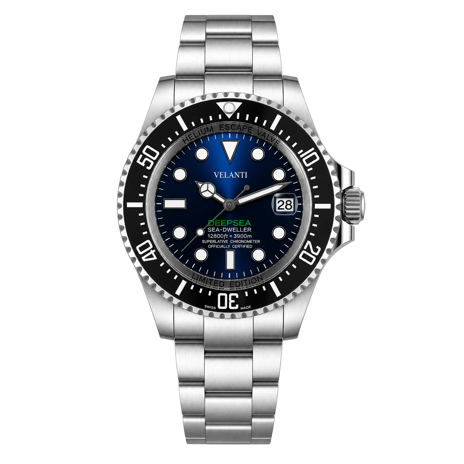 Submariner-style automatic watch, Velanti Milano Velmariner Deepsea, main product photo