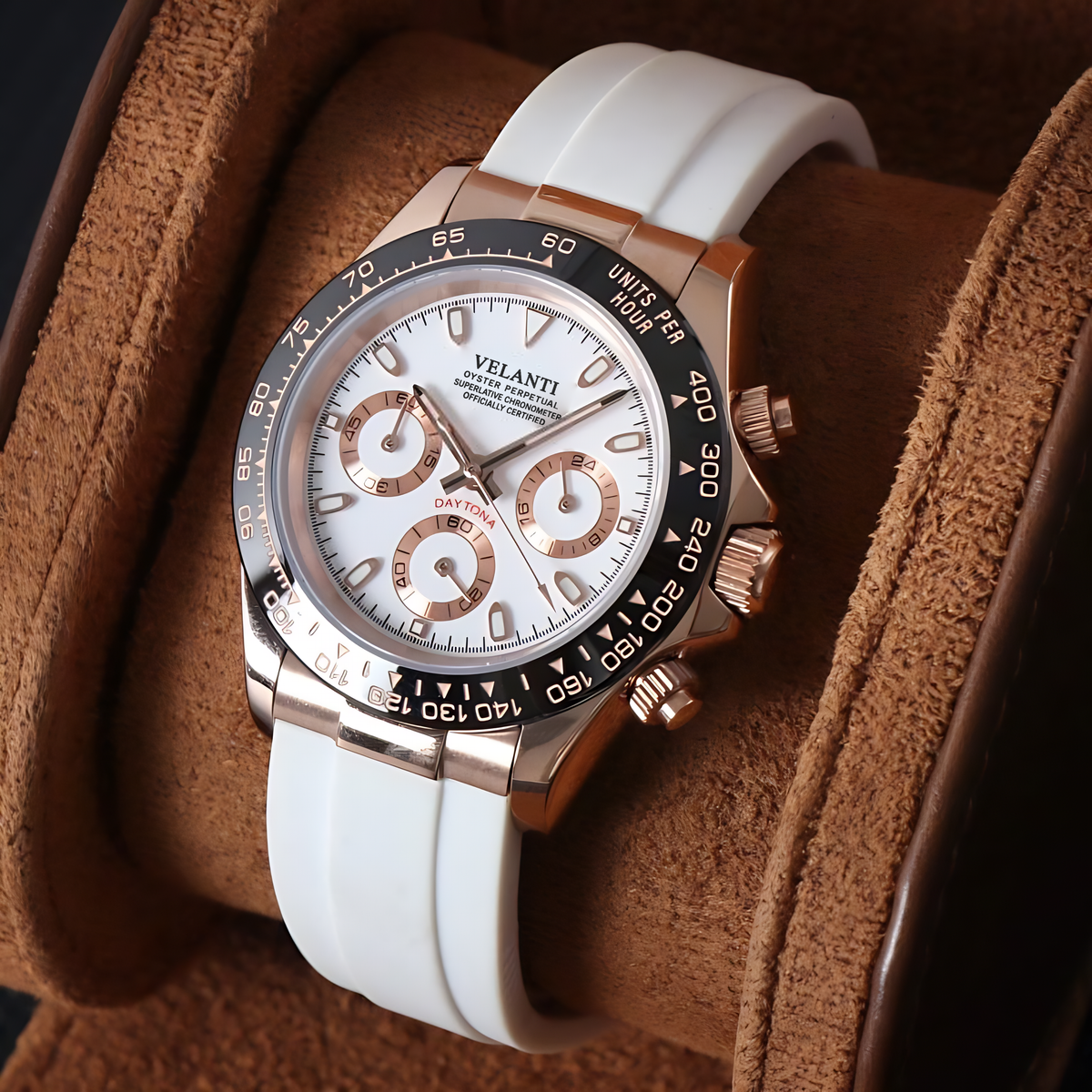 Veltona | Rose Gold White