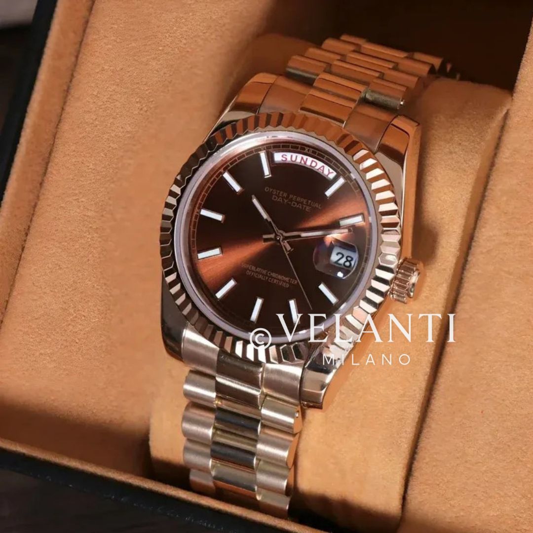 Seikojust | Daydate Rose Gold Chocolate