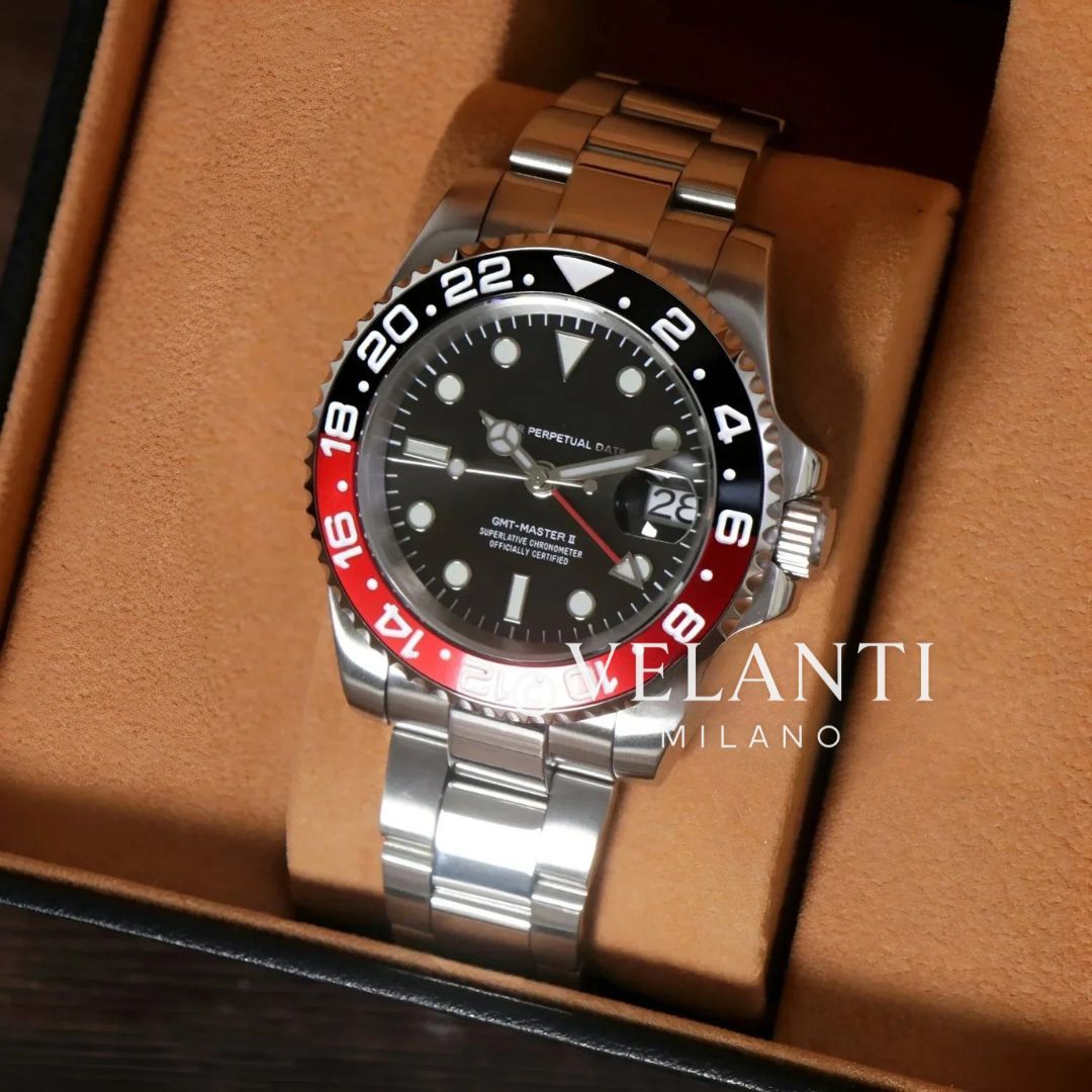 GMT-style automatic watch, Velanti Milano Gmtvel Coke, product photo 3