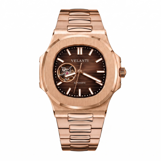 Nautvel | Rose Gold Chocolate Open Heart