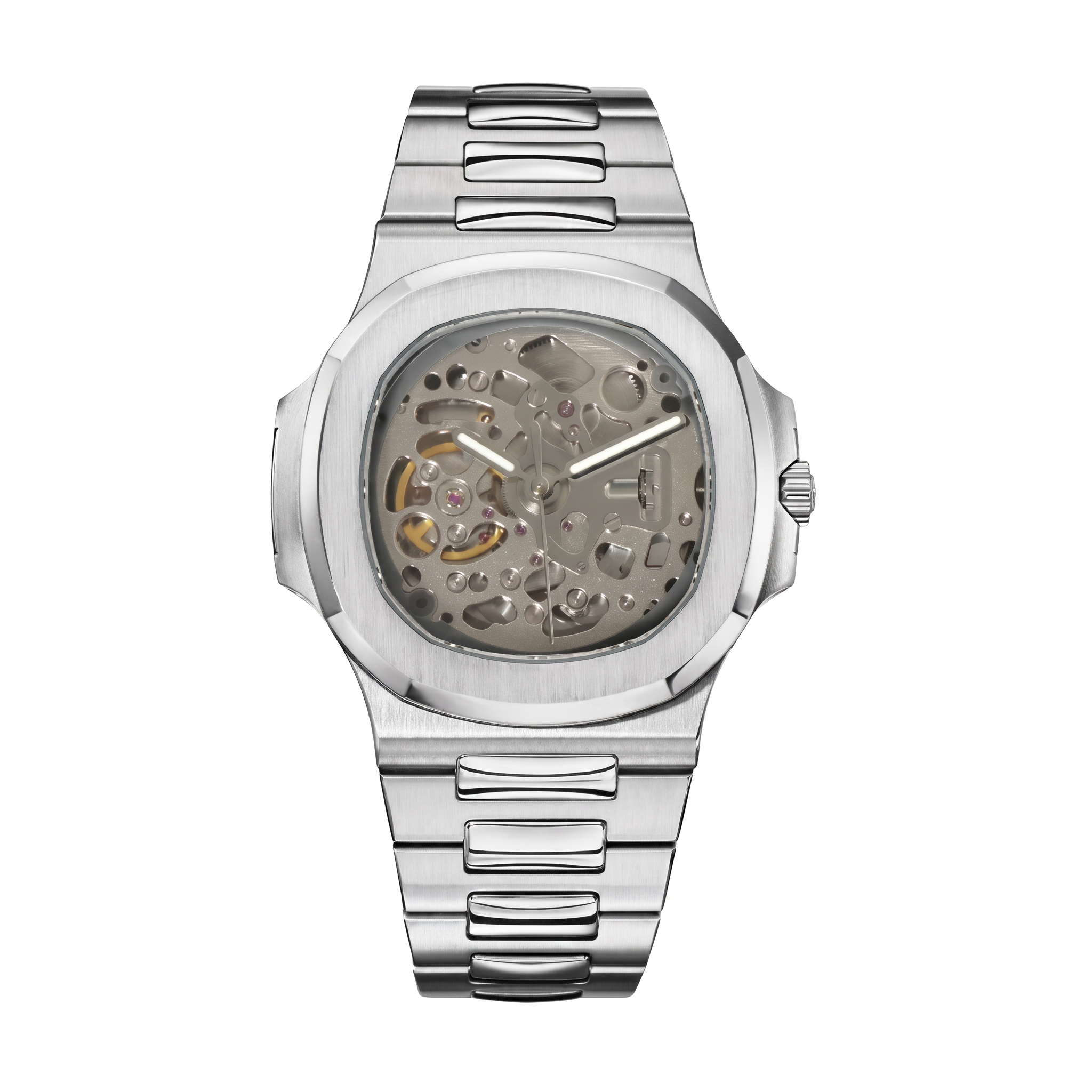 Nautilus-style automatic watch, Velanti Milano Nautvel Skeleton, main product photo