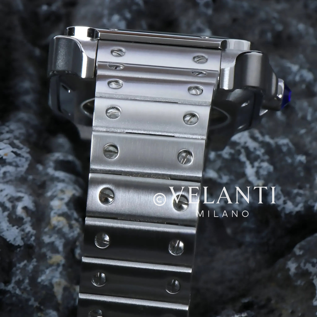 Santos-style automatic watch, Velanti Milano Santvel Black Fck 9 To 5, product photo 7