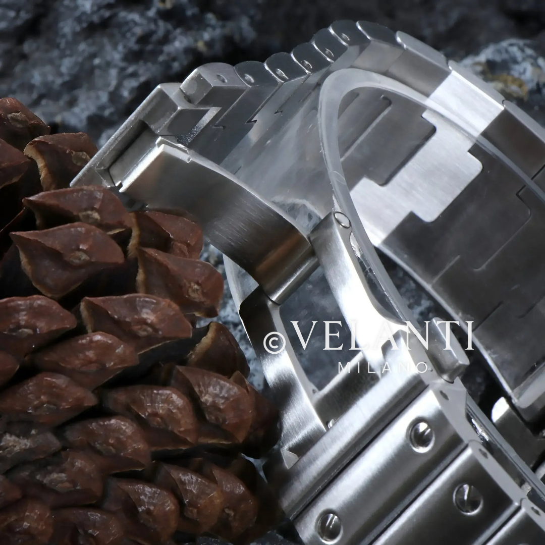 Santos-style automatic watch, Velanti Milano Santvel Black Fck 9 To 5, product photo 9