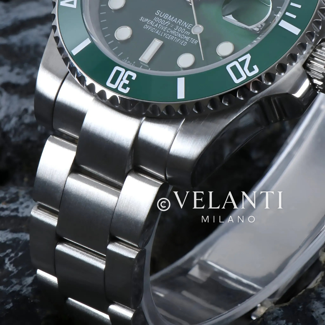 Submariner-style automatic watch, Velanti Milano Velmariner Hulk, product photo 2