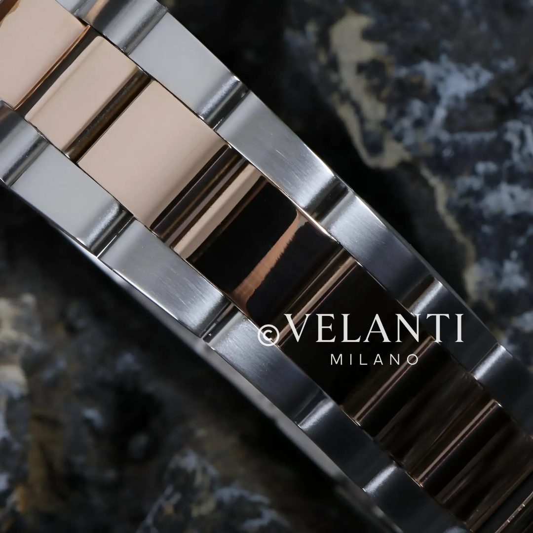 Submariner-style automatic watch, Velanti Milano Velmariner Rose Gold, product photo 6
