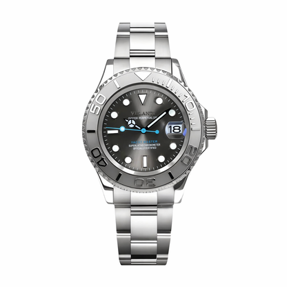 Submariner-style automatic watch, Velanti Milano Velmariner Silver, main product photo