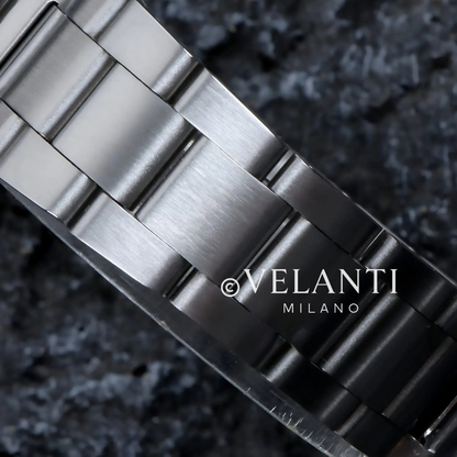 Submariner-style automatic watch, Velanti Milano Velmariner Silver, product photo 6